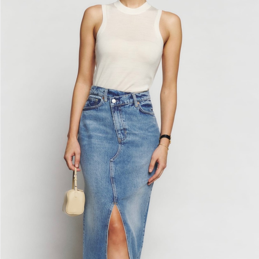 Reformation Jean Skirt - Size 28